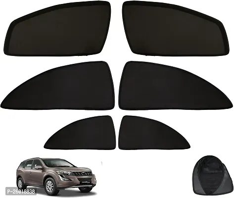 Magnetic Rear Window Sun Shade For Mahindra Xuv 500 Black