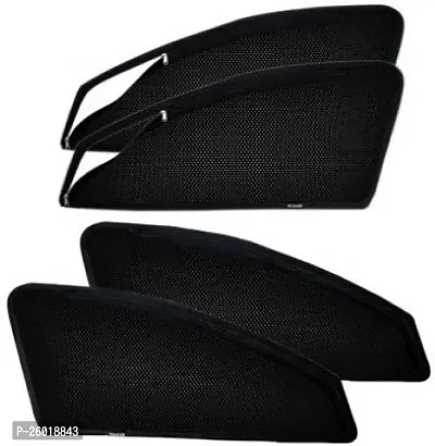 Magnetic Rear Window Sun Shade For Toyota Etios Black-thumb2