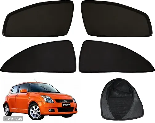 Magnetic Rear Window Sun Shade For Maruti Suzuki Swift Black