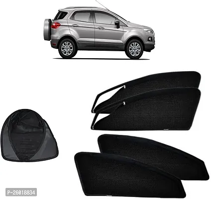 Magnetic Rear Window Sun Shade For Ford Ecosport Black