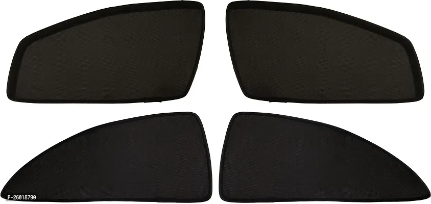 Magnetic Rear Window Sun Shade For Honda Amaze Black-thumb2