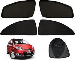 Magnetic Side Window Sun Shade For Chevrolet Spark Black-thumb1