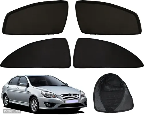 Magnetic Rear Window Sun Shade For Hyundai Verna Black