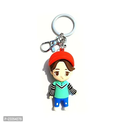 BTS Cute Jimin Silicone 3D Keychain with Metal Hook Keyring|BTS V|BTS Jimin|BTS Suga|BTS Jung Kook|BTS Jin|BTS Army Hand Heart|BTS J Hope Keychain for Girls,Car,Bike,Boys (Park Jimin (Jimin))