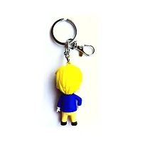 BTS Cute Jin Silicone 3D Keychain with Metal Hook Keyring|BTS V|BTS Jimin|BTS Suga|BTS Jung Kook|BTS Jin|BTS Army Hand Heart|BTS J Hope Keychain for Girls,Car,Bike,Boys (Kim seokjin (Jin))-thumb1