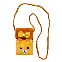 Bts Jimin Chimmy  Teddy Bear Combo Soft Plush Crossbody Sling Bag for Women  Girls |Mobile Cell Phone Holder Kawaii Purse Fur Material |Cute Purse And Wallet | Travel Mobile Pouch Clutch Side Bag-thumb1