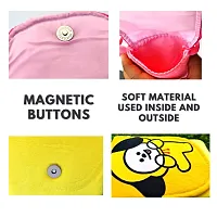 Bts Jimin Chimmy  Teddy Bear Combo Soft Plush Crossbody Sling Bag for Women  Girls |Mobile Cell Phone Holder Kawaii Purse Fur Material |Cute Purse And Wallet | Travel Mobile Pouch Clutch Side Bag-thumb3