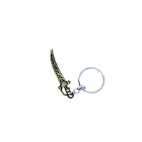 Stylish King Sword Blade Stainless Steel War Sword Keychain Keyring Metal | Premium Gift Keychain | Gift for Friend | Heavy Duty Keychain | Birthday Gift |Lion Keychain| Unique Keychain for Bike,Car-thumb3