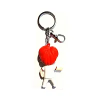 BTS Cute Jk Silicone 3D Keychain with Metal Hook Keyring|BTS V|BTS Jimin|BTS Suga|BTS Jung Kook|BTS Jin|BTS Army Hand Heart|BTS J Hope Keychain for Girls,Car,Bike,Boys (Jeon Junkook (JK))-thumb1