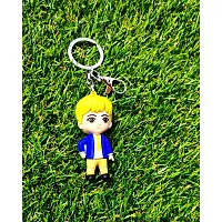 BTS Cute Jin Silicone 3D Keychain with Metal Hook Keyring|BTS V|BTS Jimin|BTS Suga|BTS Jung Kook|BTS Jin|BTS Army Hand Heart|BTS J Hope Keychain for Girls,Car,Bike,Boys (Kim seokjin (Jin))-thumb3