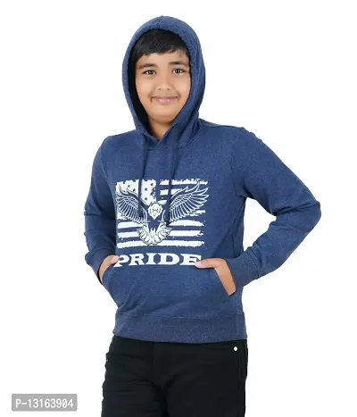 Printed Cotton Hoodie for Boys