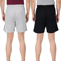 PRIDE APPAREL- Mens Pure Cotton Shorts Without Pockets - Pack of 2-thumb3