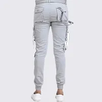 Trendy Cotton Solid Cargo For Men-thumb2