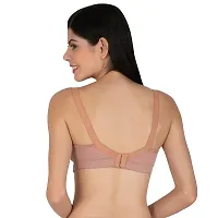 Stylish Beige Cotton Solid Minimizer Bras For Women-thumb4