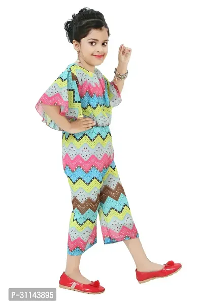 Stylish Multicoloured Georgette Dresses For Girls-thumb3