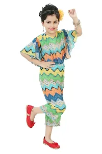 Stylish Blue Georgette Dresses For Girls-thumb2