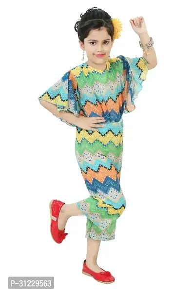 Stylish Blue Georgette Dresses For Girls-thumb3