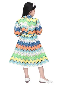 Stylish Multicoloured Georgette Dresses For Girls-thumb1