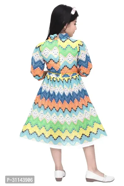 Stylish Multicoloured Georgette Dresses For Girls-thumb2