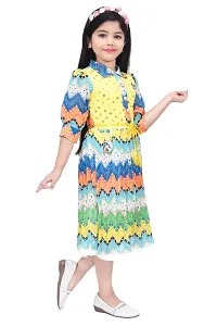 Stylish Multicoloured Georgette Dresses For Girls-thumb2