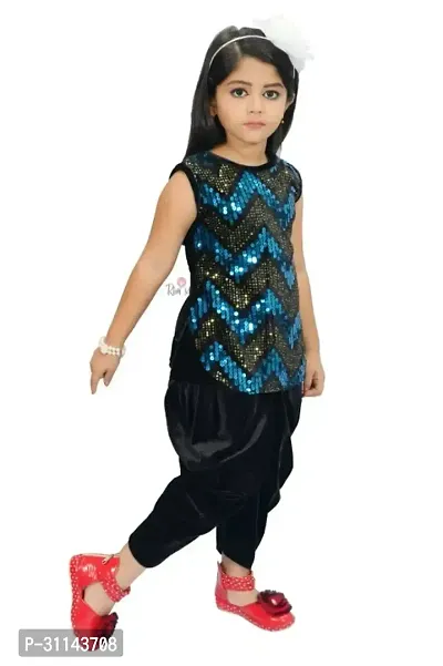 Stylish Multicoloured Cotton Blend Dresses For Girls-thumb0