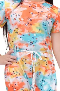 Stylish Multicoloured Georgette Dresses For Girls-thumb3