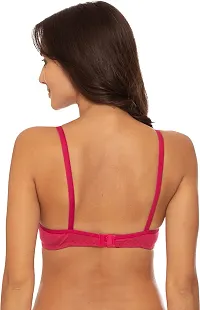 Stylish Fancy Cotton Solid Non Padded Bras For Women Pack Of 3-thumb1