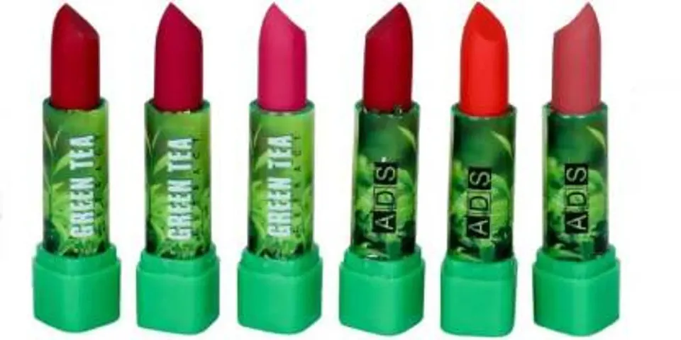 Premium Quality Green Tea Lipstick With Makeup Essentials