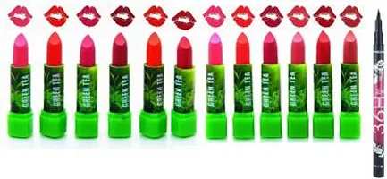 Premium Quality Green Tea Lipstick With Makeup Essentials