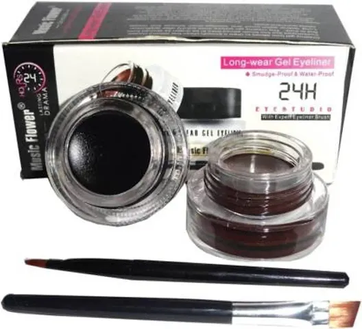 Top Quality Gel Eyeliner With Makeup Essential Combo