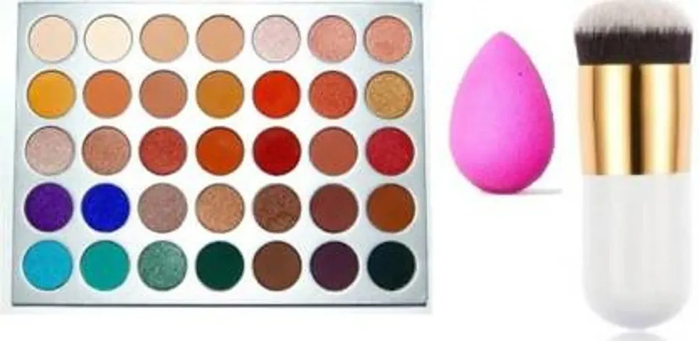 Trendy Eyeshadow Palette With Makeup Essential Combo