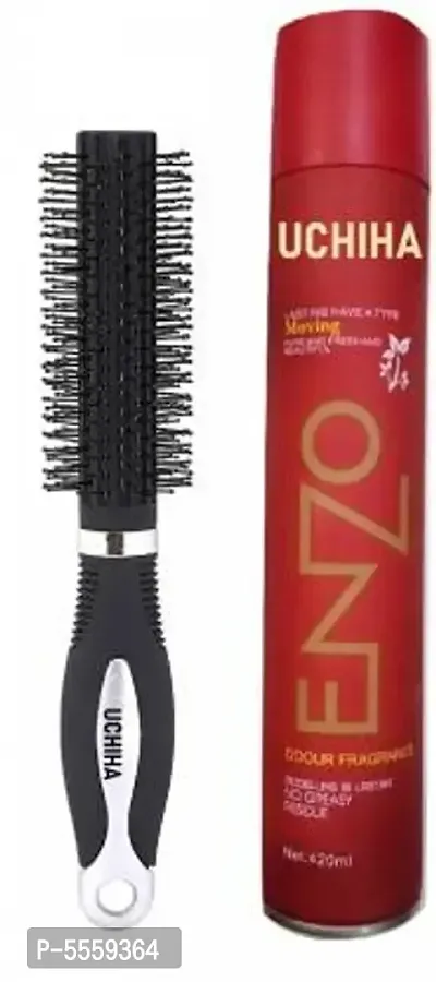 Hair Holding Hair Spray&nbsp; Hair Styling Roller Comb (2 Items In The Set)