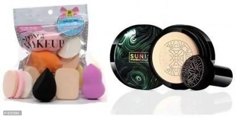 Sunisa Bb Cream With Makeup Family Puff (Pack Of 2 Item)