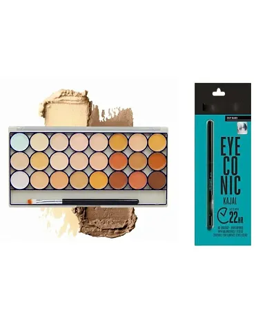 Most Loved Contour Palette With Makeup Essential Combo