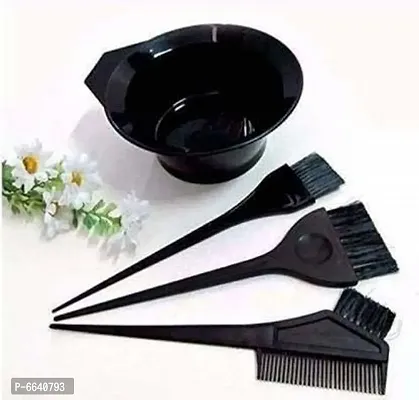 Hair Coloring Dyeing Kit Color Dye Brush Comb Mixing Bowl Tint Tool Bleach With Foundation Brush-thumb4