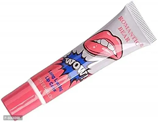 Peel Off Long Lasting Magic Color Lip Tint and Lip Gloss Shade Lipstick Water Melon-thumb0