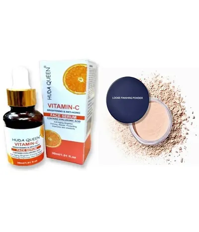 Mavles Beauty Vitamin C Face Serum With Makeup Essential Combo