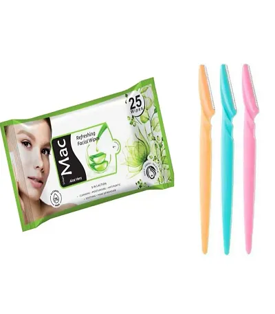 Mavles Beauty Combo Of Daily Cleansing Facial Wet Wipes Combo