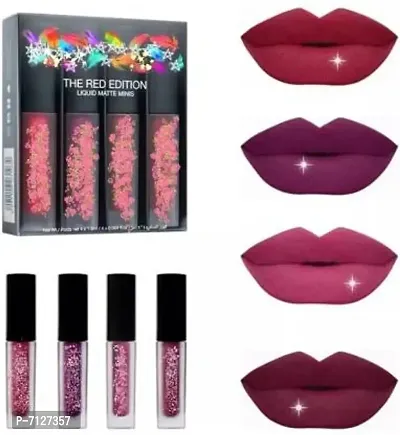 Matte Minis Red Edition Liquid Lipsticknbsp;nbsp;Red 13 Ml-thumb0