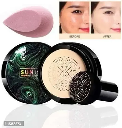 BB Cream Air Cushion Sunisa Foundation Korean Mushroom Head CC Cream With Free 1 Pease Beauty Blender 2 Items i