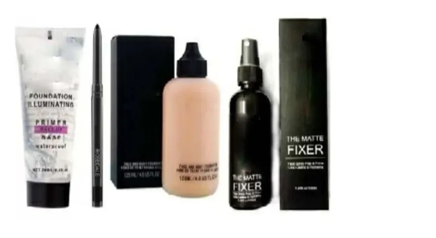 Professional Makeup Base Primer With Makeup Essential Combo