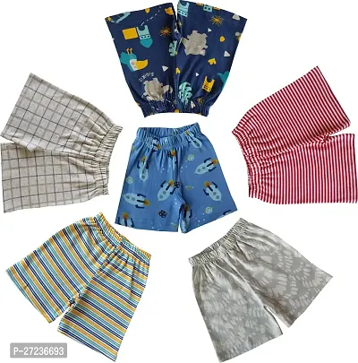 Stylish Cotton Shorts for Boys Pack of 6-thumb4