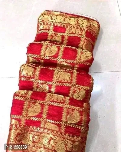 Classic Art Silk Woven  Saree With Blouse Piece-thumb0