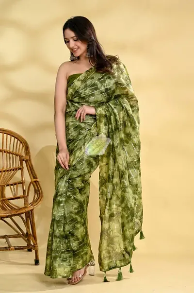 Weightless Georgette Sarees With Blouse Piece