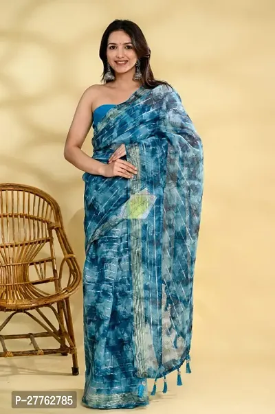 Weightless Georgette Saree With Blouse Piece-thumb0