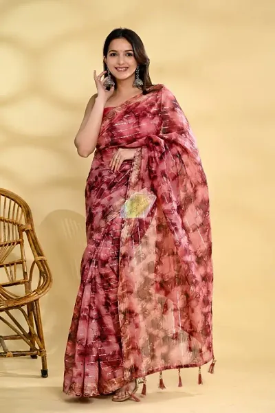 Weightless Georgette Sarees With Blouse Piece