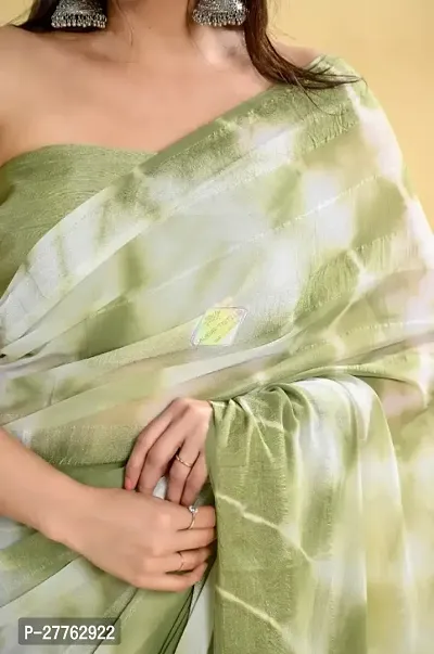 Crepe Silk Printed Saree with Blouse Piece