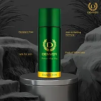DENVER Hamilton Deodorant - 165ML Each (Pack of 3)| Long Lasting Deodorant Spray for Men-thumb4