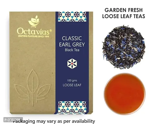 Octavius Classic Earl Grey Black Tea Loose Leaf - 100 Gm-thumb0