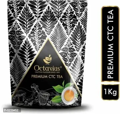 Octavius Premium Assam CTC Chai (New and Improved Blend) - Tea Pouch (1 kg)-thumb0